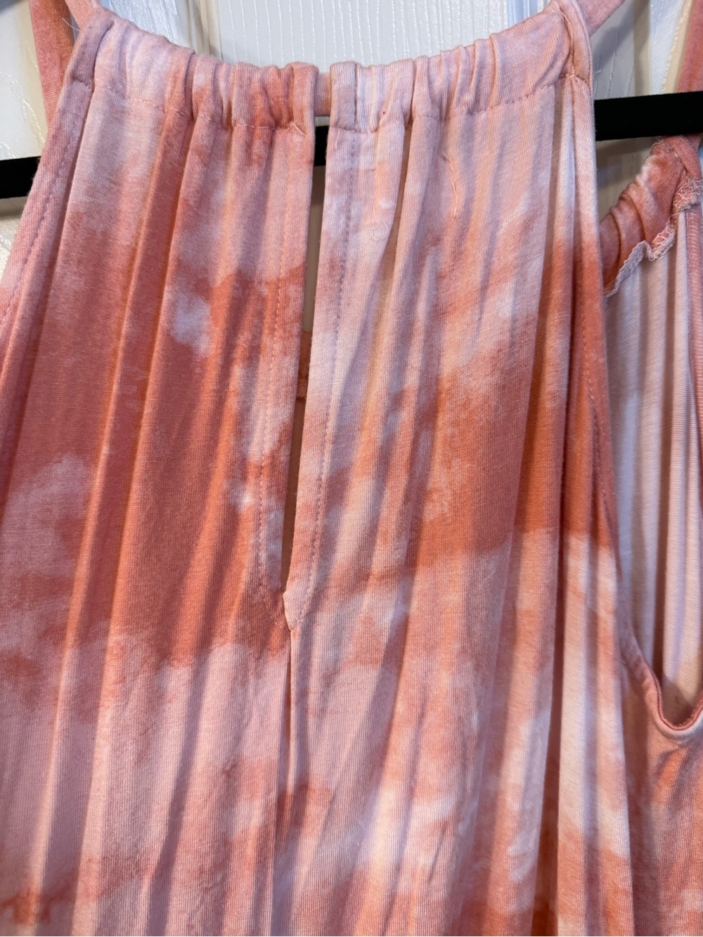 Maurices Peach Tie-Dye Maxi Dress - Picture 6 of 7